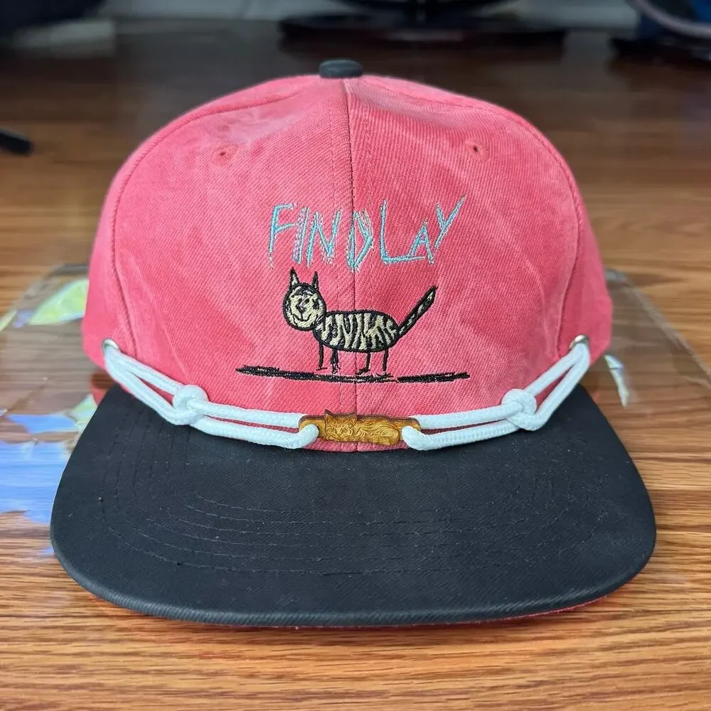 Findlay Retail Exclusive Cat Snapback Hat with Cat Wood Clip